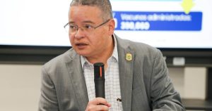 El secretario del Departamento de Salud, Víctor M. Ramos Otero dio a conocer el informe sobre la actualización de la influenza en PR.